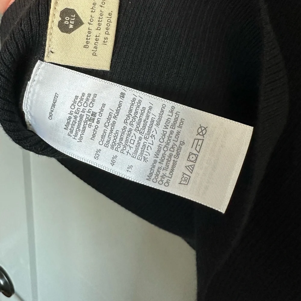 Madewell Corset-Detail Crop Sweater Tank - Picture 5 of 5